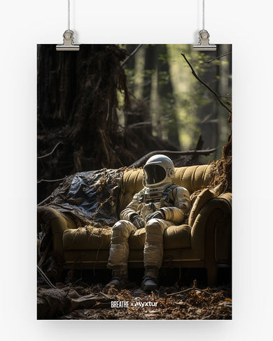 Space Couch Seclusion [BREATHE] Art-Poster