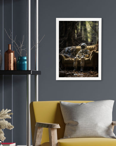 Space Couch Seclusion [BREATHE] Art-Poster