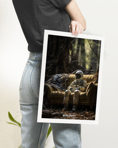 Space Couch Seclusion [BREATHE] Art-Poster