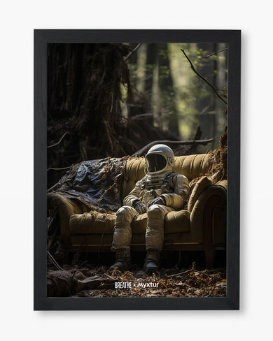 Space Couch Seclusion [BREATHE] Art-Poster
