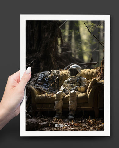 Space Couch Seclusion [BREATHE] Art-Poster