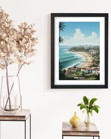 Goan Coastal Vista [BREATHE] Art-Poster