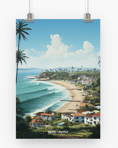 Goan Coastal Vista [BREATHE] Art-Poster