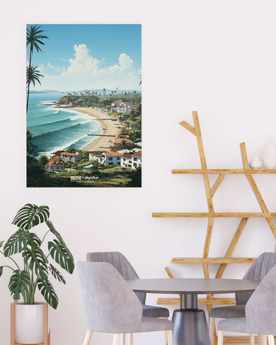 Goan Coastal Vista [BREATHE] Art-Poster