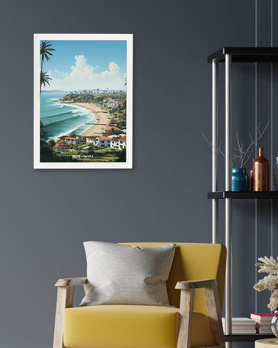 Goan Coastal Vista [BREATHE] Art-Poster