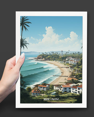 Goan Coastal Vista [BREATHE] Art-Poster