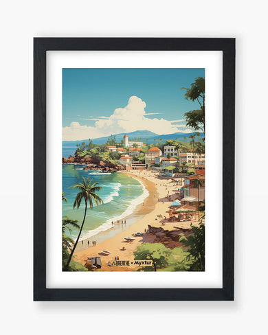 Coastal Bliss in Goa [BREATHE] Art-Poster