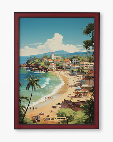 Coastal Bliss in Goa [BREATHE] Art-Poster