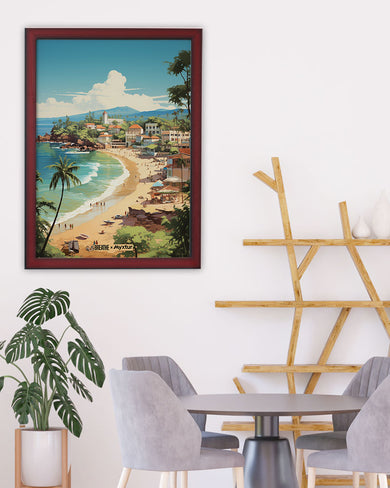 Coastal Bliss in Goa [BREATHE] Art-Poster