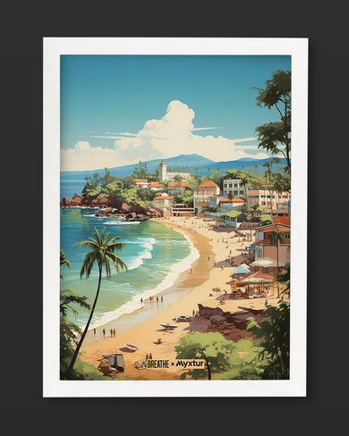 Coastal Bliss in Goa [BREATHE] Art-Poster