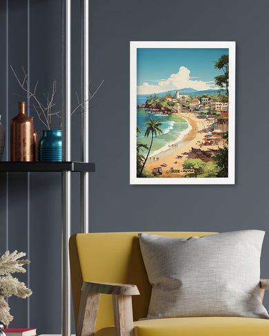 Coastal Bliss in Goa [BREATHE] Art-Poster