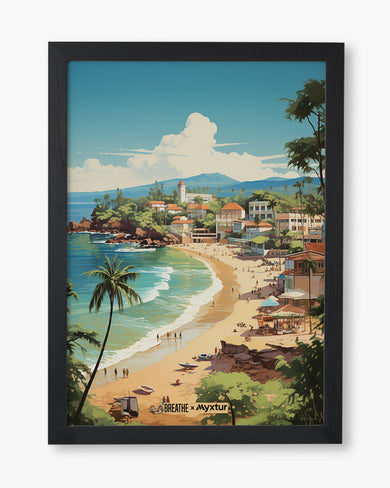 Coastal Bliss in Goa [BREATHE] Art-Poster