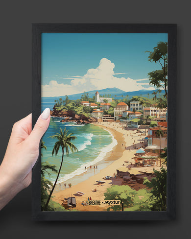 Coastal Bliss in Goa [BREATHE] Art-Poster