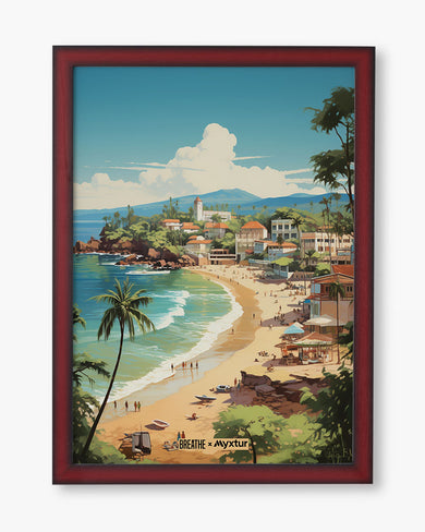 Coastal Bliss in Goa [BREATHE] Art-Poster