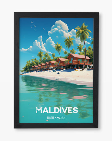 Maldives Elegance [BREATHE] Art-Poster