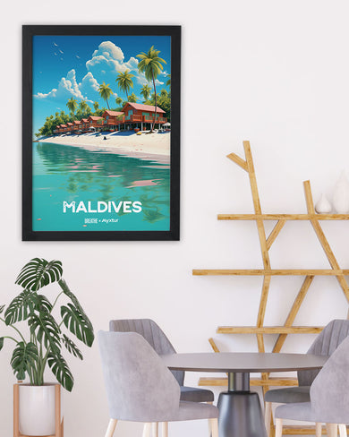 Maldives Elegance [BREATHE] Art-Poster