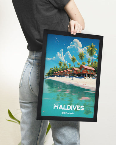 Maldives Elegance [BREATHE] Art-Poster