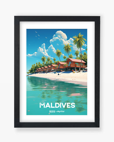 Maldives Elegance [BREATHE] Art-Poster