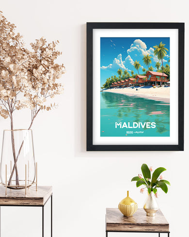 Maldives Elegance [BREATHE] Art-Poster