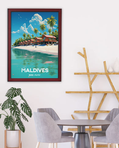Maldives Elegance [BREATHE] Art-Poster