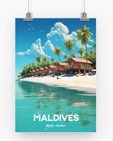 Maldives Elegance [BREATHE] Art-Poster