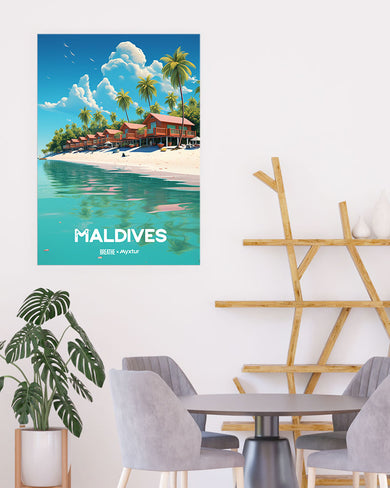Maldives Elegance [BREATHE] Art-Poster