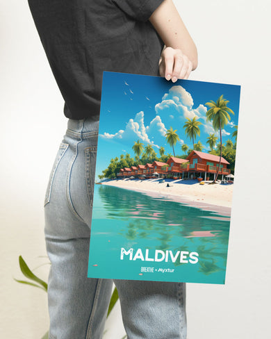 Maldives Elegance [BREATHE] Art-Poster