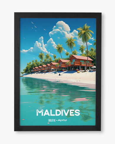 Maldives Elegance [BREATHE] Art-Poster