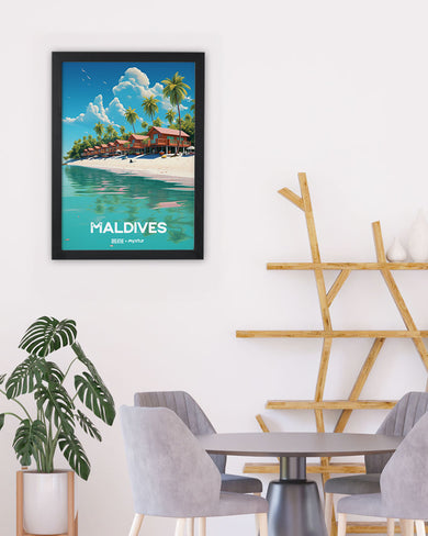 Maldives Elegance [BREATHE] Art-Poster