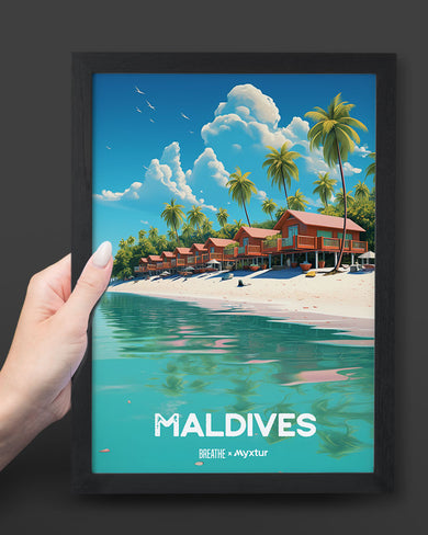 Maldives Elegance [BREATHE] Art-Poster