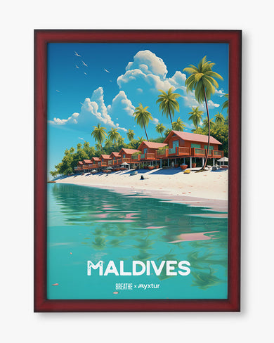 Maldives Elegance [BREATHE] Art-Poster