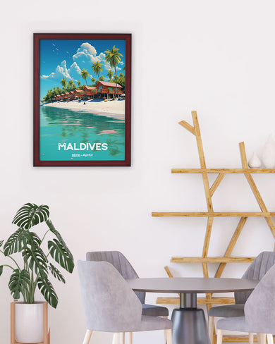 Maldives Elegance [BREATHE] Art-Poster