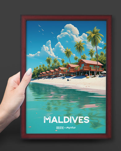 Maldives Elegance [BREATHE] Art-Poster