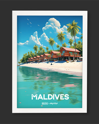 Maldives Elegance [BREATHE] Art-Poster