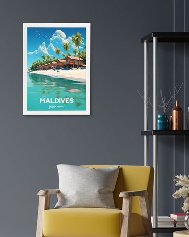 Maldives Elegance [BREATHE] Art-Poster