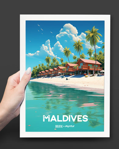 Maldives Elegance [BREATHE] Art-Poster