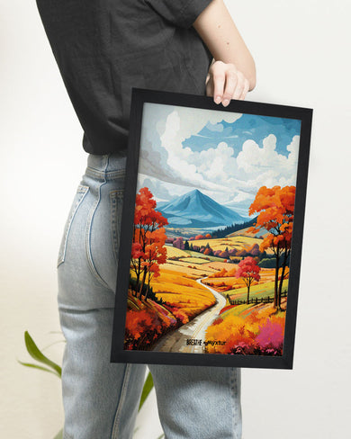 Scenic Alps in Soft Hues [BREATHE] Art-Poster