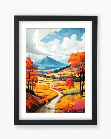 Scenic Alps in Soft Hues [BREATHE] Art-Poster