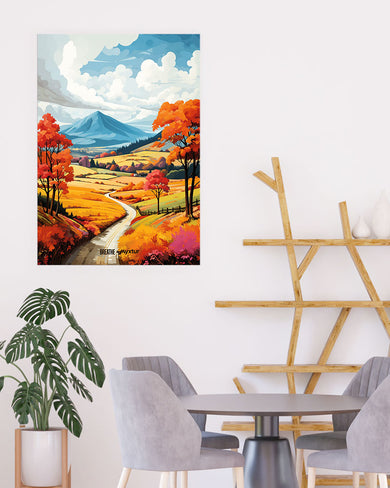 Scenic Alps in Soft Hues [BREATHE] Art-Poster