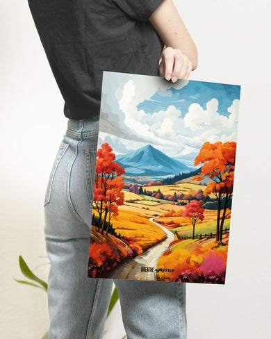 Scenic Alps in Soft Hues [BREATHE] Art-Poster