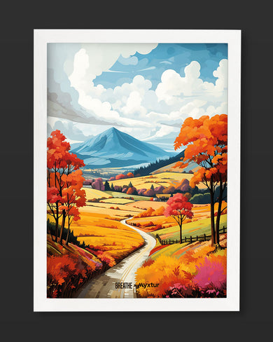 Scenic Alps in Soft Hues [BREATHE] Art-Poster