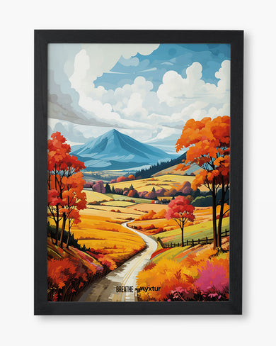 Scenic Alps in Soft Hues [BREATHE] Art-Poster