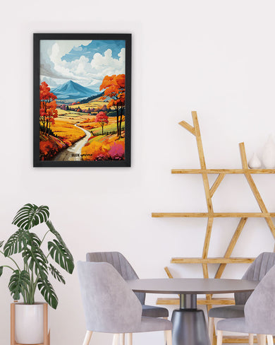 Scenic Alps in Soft Hues [BREATHE] Art-Poster