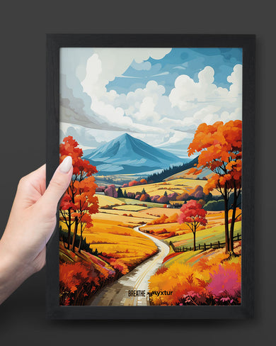 Scenic Alps in Soft Hues [BREATHE] Art-Poster