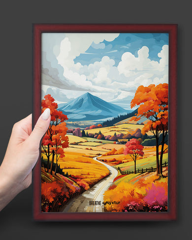 Scenic Alps in Soft Hues [BREATHE] Art-Poster