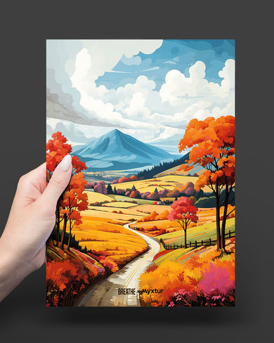 Scenic Alps in Soft Hues [BREATHE] Art-Poster