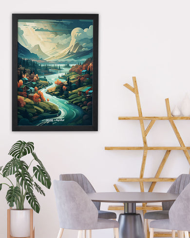 Alpine Mountain Charm [BREATHE] Art-Poster