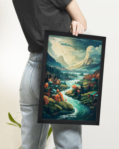 Alpine Mountain Charm [BREATHE] Art-Poster