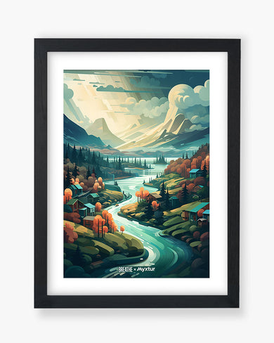 Alpine Mountain Charm [BREATHE] Art-Poster