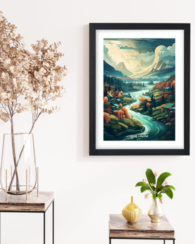 Alpine Mountain Charm [BREATHE] Art-Poster